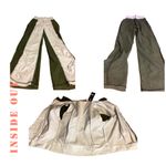 LAURA CARDENES GREEN AND WHITE HIGH WAIST, CROPPED TOP PANT SET NWT (M) Size M Photo 9