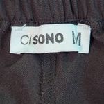 Ci Sono Black Pull-on Cargo Joggers Size Medium Black Cargo Jogger Pants Photo 5