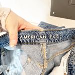 American Eagle  Super High Rise Baggy Wide Leg Jeans Blue 12 Photo 5