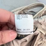 Tadashi Shoji Cap Sleeve Laced Ivory Nude Fit & Flare Cocktail Party Dress Sz 4 Photo 9