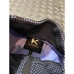 Koral NWT Dylan 3D Mesh Half zip pullover black/ Persian Jewel relaxed fit top Photo 3