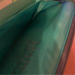 Thirty One chevron print zip around coupon clutch wallet with dividers HTF Blue Photo 7