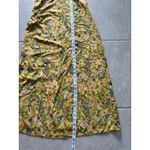 Old Navy  Maxi Dress‎ Womens XS Yellow Floral Criss Cross Back Boho Resort Preppy Photo 8