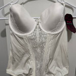 Maidenform  White Lace Bustier Photo 0