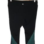GapFit Workout Yoga Capri Leggings Striped Black L Photo 9