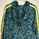 VEVO Active Zip Up Jacket Made In Egypt Womens Small Green Black Pockets Sporty Photo 9