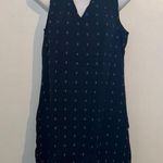 Old Navy Sleeveless V Neck Shift dress/Top black w beige gold stars Large Photo 5