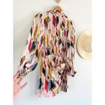 Sézane Sezane | NWT Palerme Dress in Ikat Rainbow | Sz 34 / US Sz 2 Photo 3