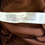 Band of Gypsies BAND OF THE FREE Palmer Eyelet Lace Walnut Brown Boho Peplum Top NWT Large Photo 8