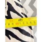 VICI Zebra Print Satin Wrap Blouse Long Sleeve Surplice Top Size Small Photo 3