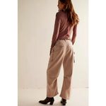 Free People NWT  We The Free Mending Heart Barrel Pants in Cashmere | Size 4 Photo 1