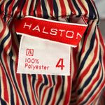 Halston Heritage Halston Vintage Red & Blue Stripe A-Line Midi Skirt 4 Photo 28