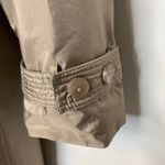 Vintage 80s Taupe Trench Coat ? Rain Jacket Sz 16 Large XL Tan Photo 11