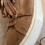 UGG  Brown Suede High-Top Platform Sneakers Photo 3