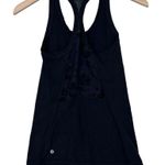 Lululemon Black Flocked Cool Racerback Tank Top Sz XS Photo 3