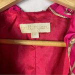 Britt Ryan Hot Pink Chain Print Half Sleeve Wrap Mini Dress 4 Photo 4