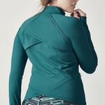 Fabletics  Kimmy Athletic Teal Jacket Cross Back Athleisure Like New Size XS EUC Photo 1