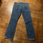 Boden rose embroidered 16L raw hem straight leg jeans Blue Size 16W Photo 4