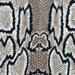 CAbi Serpentine Blouse Beige Brown Snakeskin Print Long Sleeve Womens S Pullover Photo 4