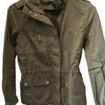 Love Tree  |‎ Hunter Green Hooded Cargo Utility Jacket | m Photo 0