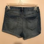 Refuge High Rise Denim Cuffed Shorts Photo 5