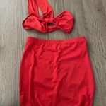 Skirt and top set Red Size XS Photo 0