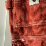 Fivestar General Womens Pants‎ Sz 0 24 Rust Corduroy Carpenter Festival Orange Photo 7