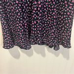 Ralph Lauren Lauren Georgette French Navy Pink Floral Fit and Flare Dress size 2 Photo 9