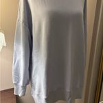 Aerie  Light Blue Long Sleeve Oversized Sweatshirt Size M Photo 4