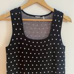 Elie Tahari  Polka Dot Sleeveless Sweater Dress Photo 2