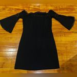BB Dakota 'Desperado' Off-the-Shoulder Lace Mini Sheath Dress in Black Size 2 Photo 1