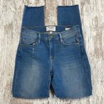 frame denim Distressed Le Skinny De Jeanne Crop Jeans In Stanwell Wash Size 25 Photo 2