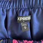 EXPRESS Dress Medium Blue Pink Floral Boho Romantic Feminine Photo 5