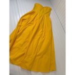 Revolve NWT  SWF Balconette Midi Dress in Spanish Sun Tube Strapless Smocked Sz L Photo 2