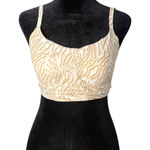 Chantelle Soft Stretch Padded V Neck Bra Womens M Zebra Print Pull On Wire Free Photo 0