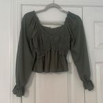 Altar'd State  Green Long Sleeve Photo 0