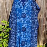 Metropolitan Batik caftan Blue OS Beach coverup Size undefined Photo 10