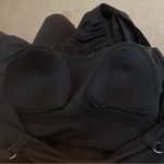 MiracleSuit  Black Slimming Ruffle One Piece Swimsuit Size 14 Photo 5