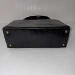 1950s Lucille de Paris Vintage Original Couture Bag Rare Alligator Handbag Purse Black Photo 11