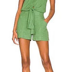 Vix Paula Hermanny Swimwear Nora Detail Mini Romper In Bamboo Size M Green Size M Photo 0