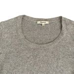 Madewell  Crewneck Gray Cotton Viscose Long Sleeves Cozy Sweater SZ XS Photo 8