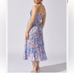 ASTR -Pleated Floral Midi Dress Photo 2