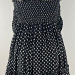 By Together black floral strapless smocked mini dress Photo 0