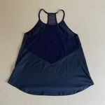 ASICS  Women’s Medium Navy Blue Racerback Athletic Tank Top Photo 1