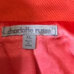 Charlotte Russe Coral Corduroy Jacket Blazer Size XL Photo 2