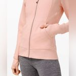 Lululemon Scuba Hoodie Jacket Full Zipper Light Cotton Fleece Super Soft Pink 10 Photo 4
