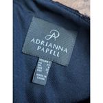 Adrianna Papell Black Lace Sheath Dress US 2 Keyhole Cocktail Formal Midi Photo 3