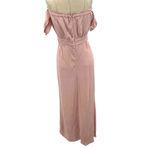 Flynn Skye  Bella Maxi Dress Off the Shoulder Pink Size Medium‎ Photo 8