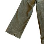 Piazza Sempione Green Corduroy Cropped Length Pants Back Slit Classic Size 40 4 Photo 7