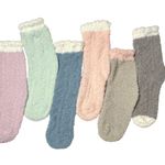 Fashion Fuzzy Thick Winter Socks One Size Colorful Pastel Bright 6 PACK NEW Pink Photo 0